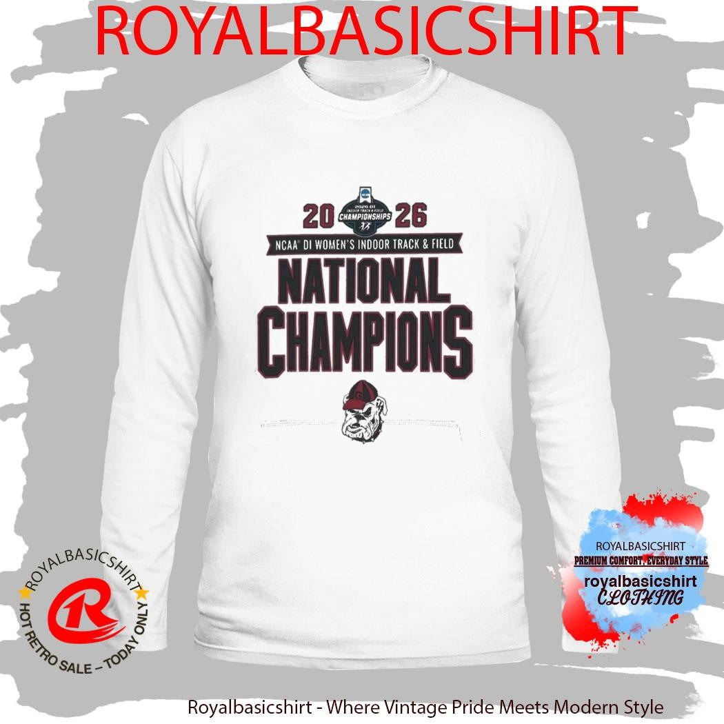 Official Georgia Bulldogs 2026 NCAA Women’S Indoor Track &amp; Field Shirt