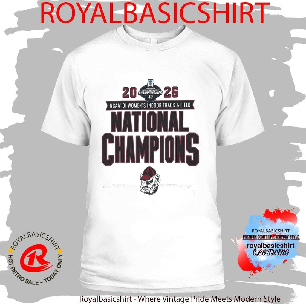 Official Georgia Bulldogs 2026 NCAA Women’S Indoor Track &amp; Field Shirt