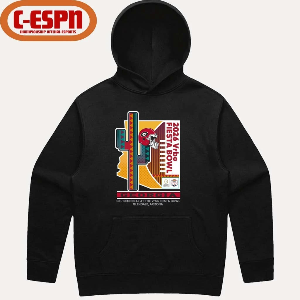 Official Georgia Bulldogs CFP Semifinal At The Vrbo Fiesta Bowl Glendale, AZ T-Shirt