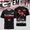 Official Georgia Bulldogs Sugar Bowl Champions 2025 How ‘Bout Them Dawgs Logo Shirt