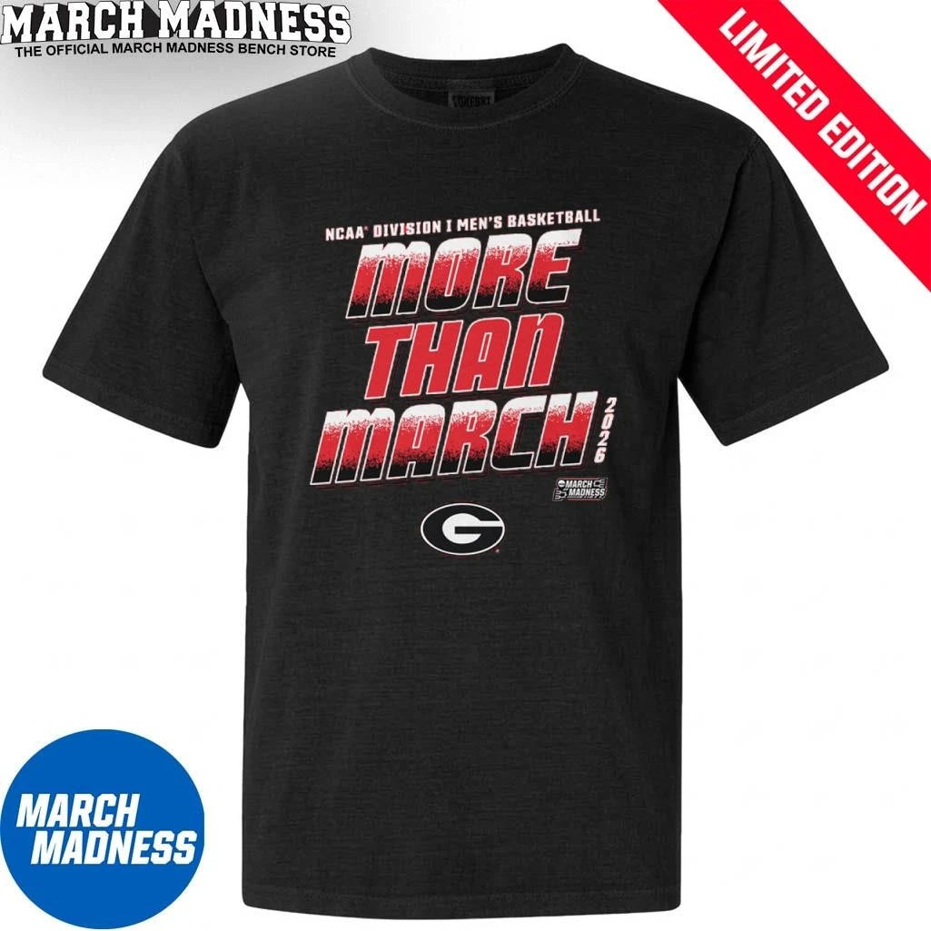 Official Georgia Men’s Basketball More Than March 2026 Shirt