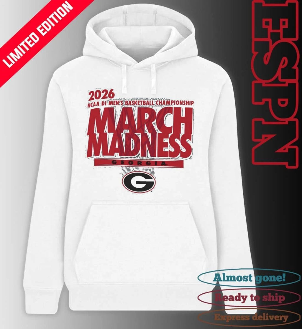 Official Georgia Men’s Basketball Single Team NCAA March Madness Shirt
