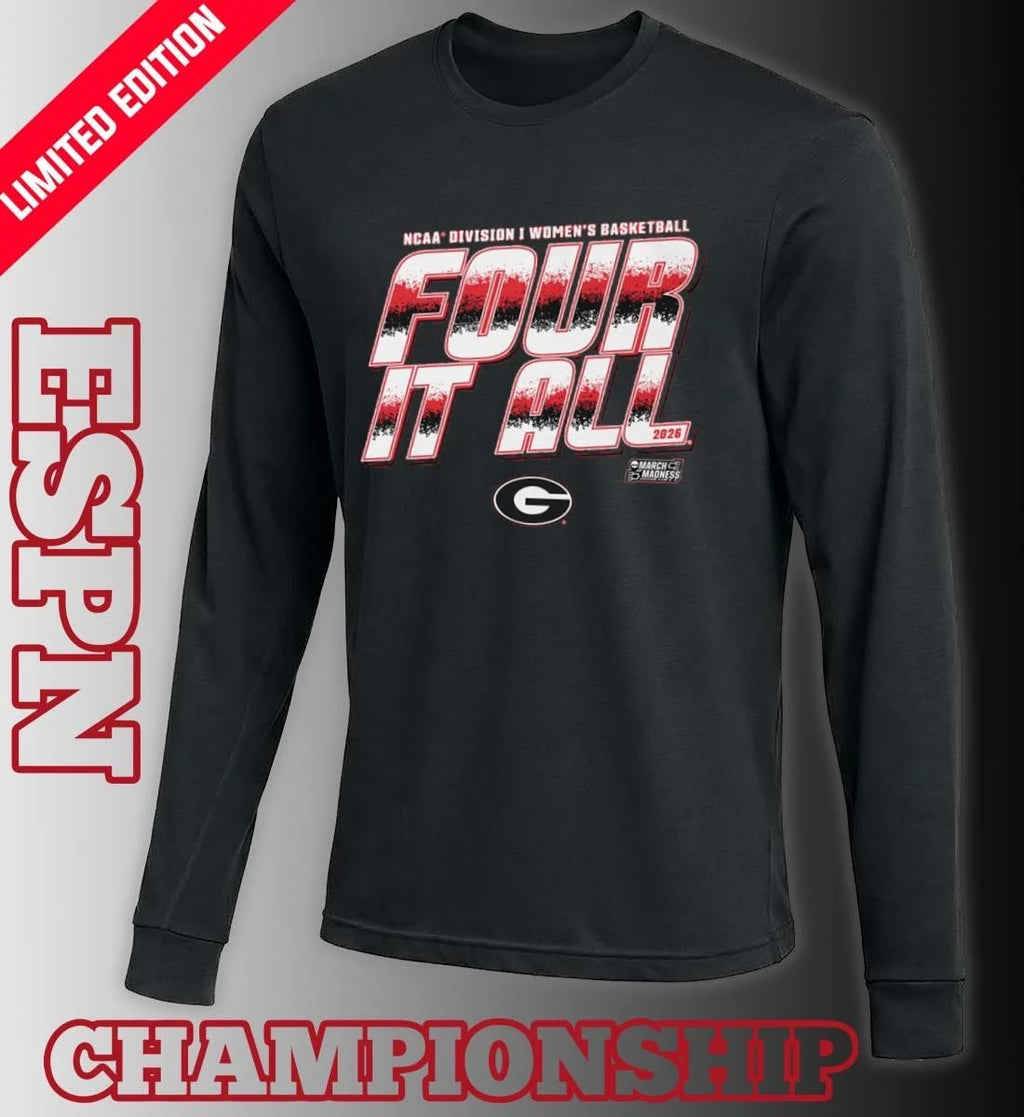Official Georgia Women’s Basketball Four It All 2026 March Madness Shirt