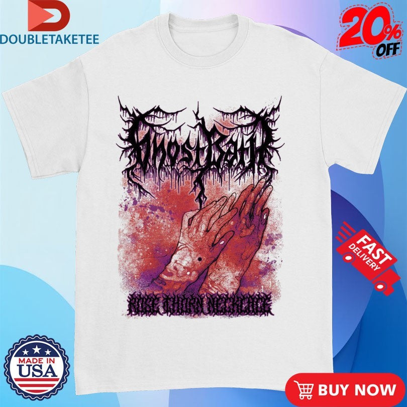 Official Ghost Bath Rose Thorn Neclace Hands Shirts