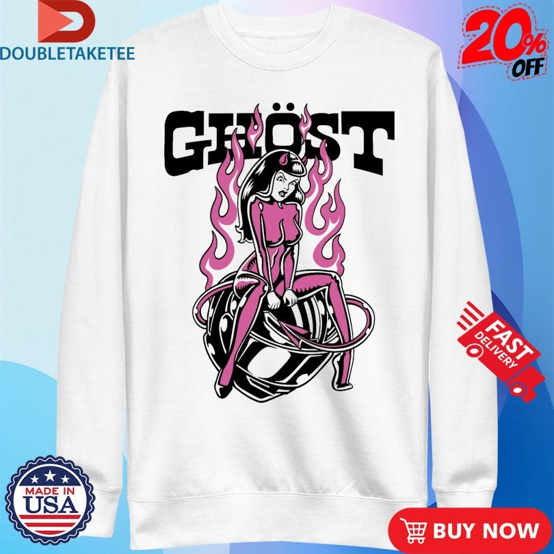 Official Ghost Racing Girl Helmet Shirts