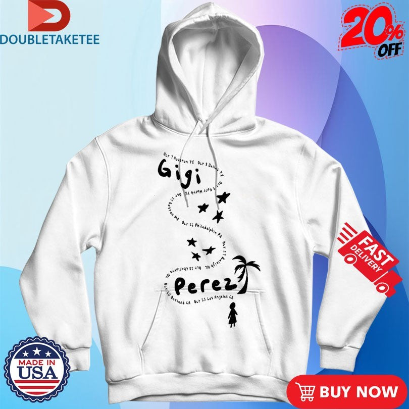 Official Gigi Perez Live Concert Tour 2025 Shirts