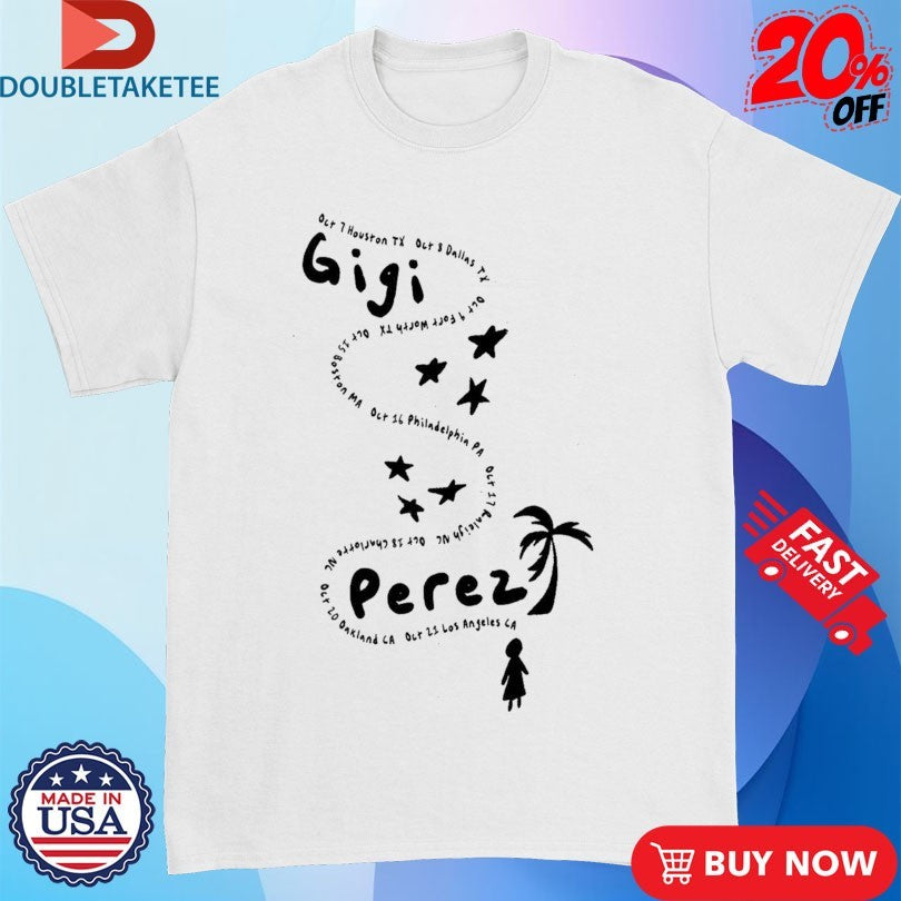 Official Gigi Perez Live Concert Tour 2025 Shirts