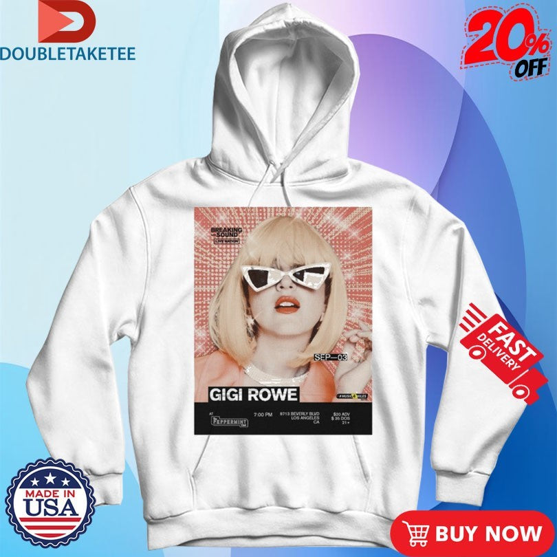 Official Gigi Rowe x Breaking Sound Shirts