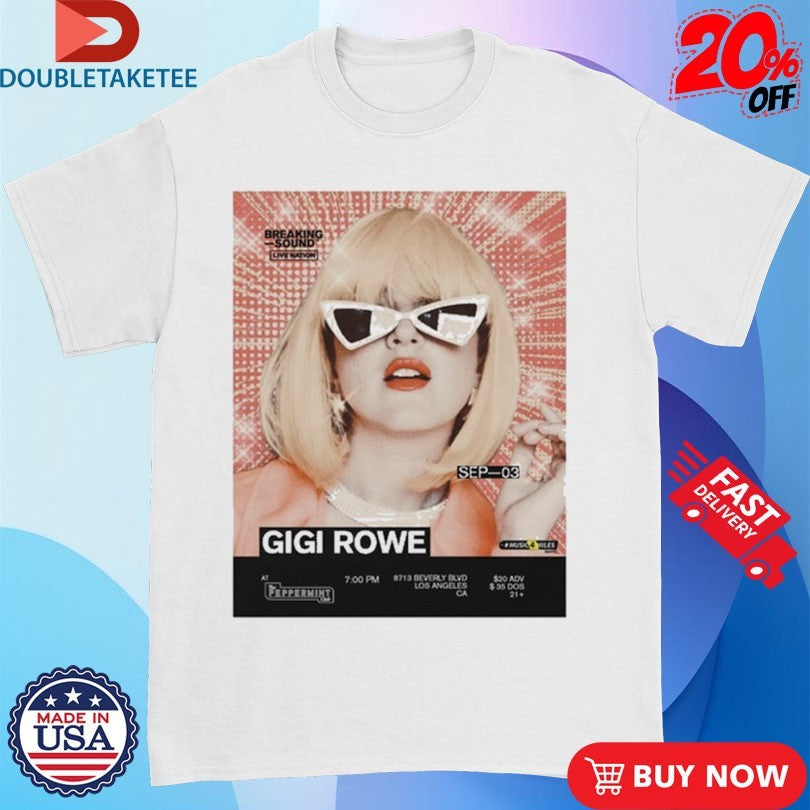 Official Gigi Rowe x Breaking Sound Shirts