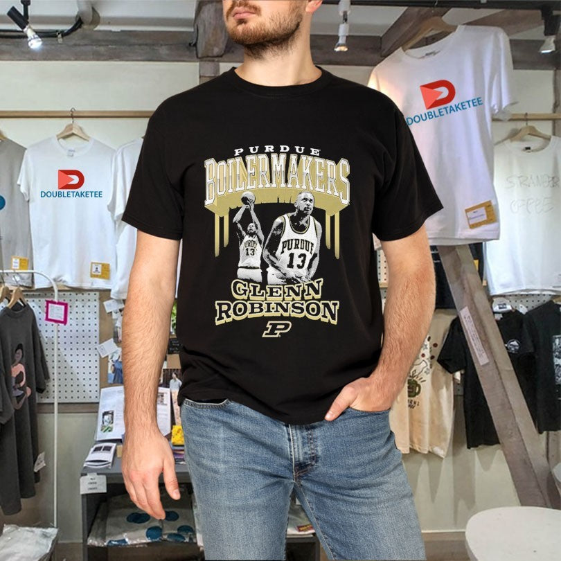 Official Glenn Robinson Player Posture Purdue Boilermakers Basketball Shirts