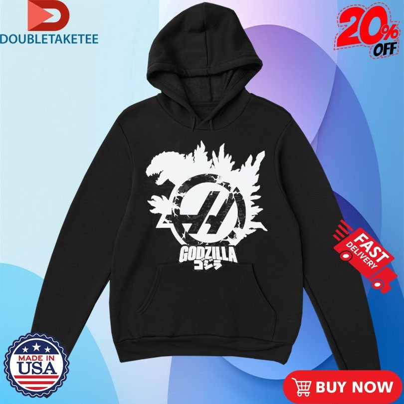 Official Godzilla x Haas Team Logo Shirts