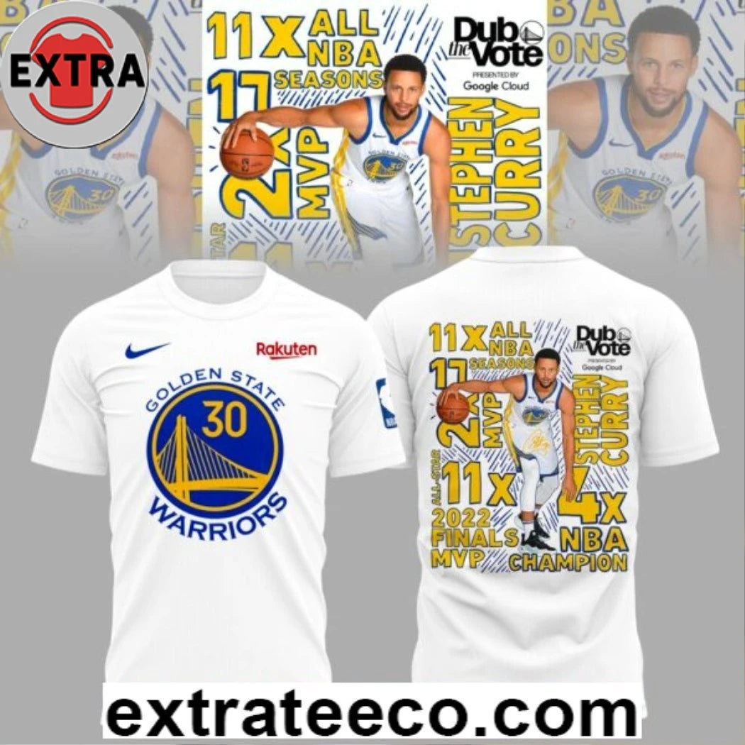 Official Golden State Warriors Stephen Curry 2026 Logo Two Sided Hoodie Shirt