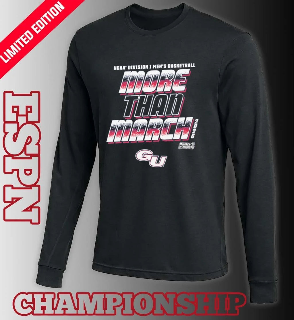 Official Gonzaga Men’s Basketball More Than March 2026 Shirt