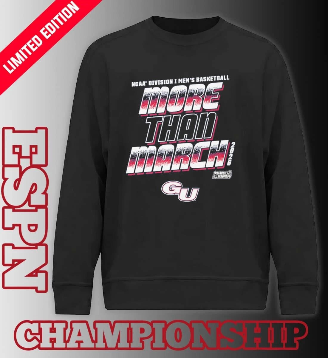 Official Gonzaga Men’s Basketball More Than March 2026 Shirt