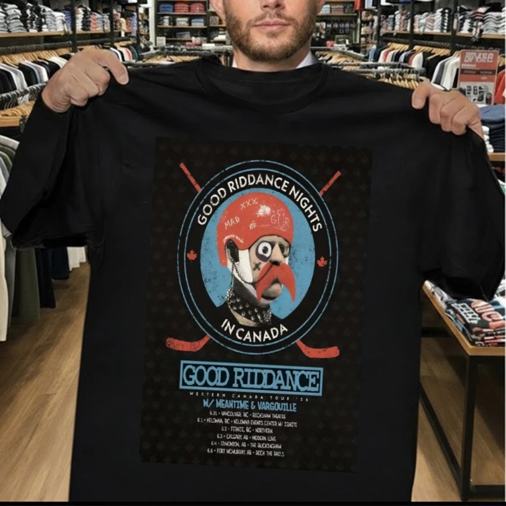 Official Good Riddance Western Canada 2026 Shows Poster Shirt