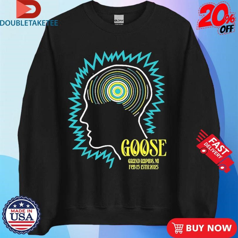 Official Goose Feb 13-15 2025 Grand Rapids MI Head Shirts