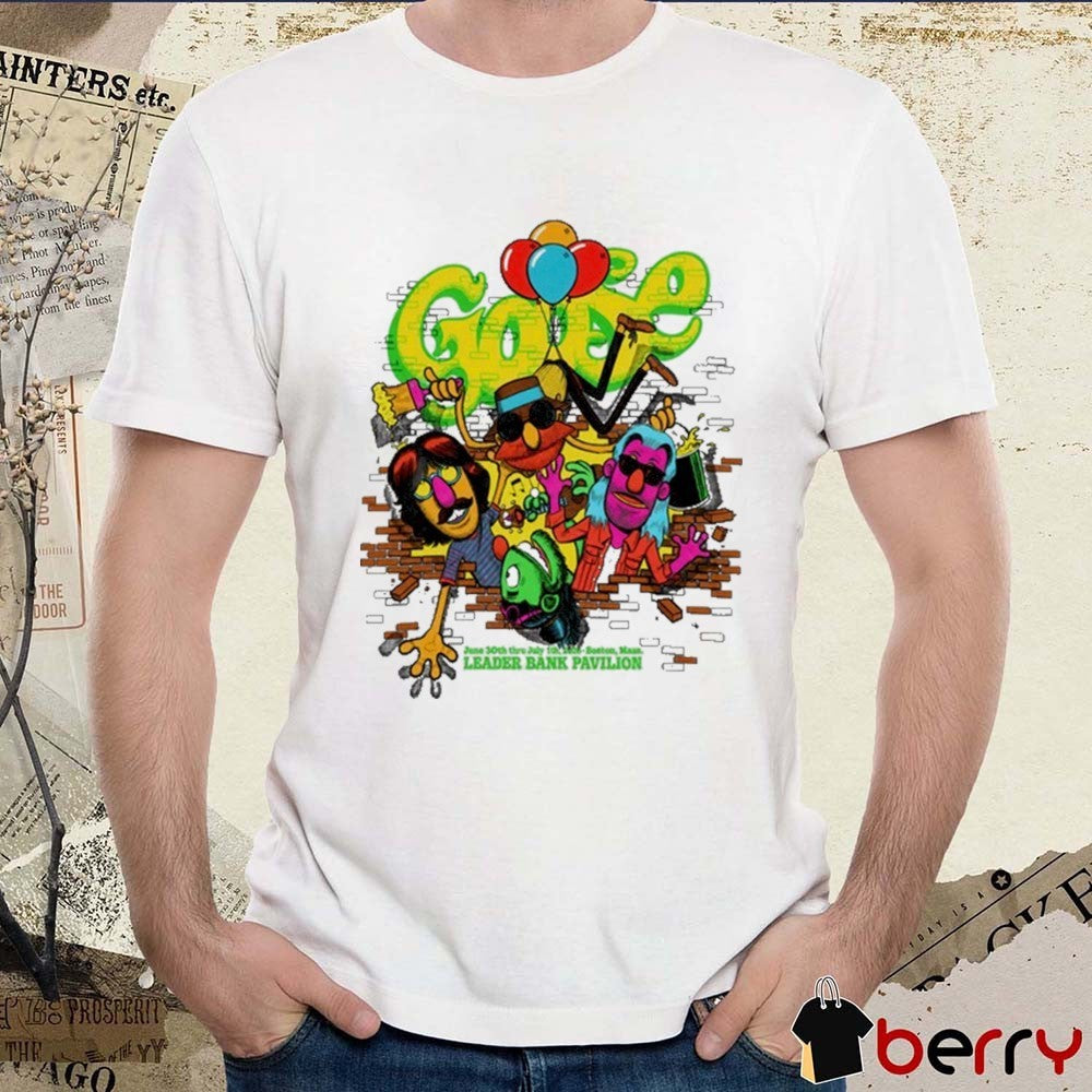 Goose June 30- July 1 2026 Leader Bank Pavilion Boston MA Tour Shirt