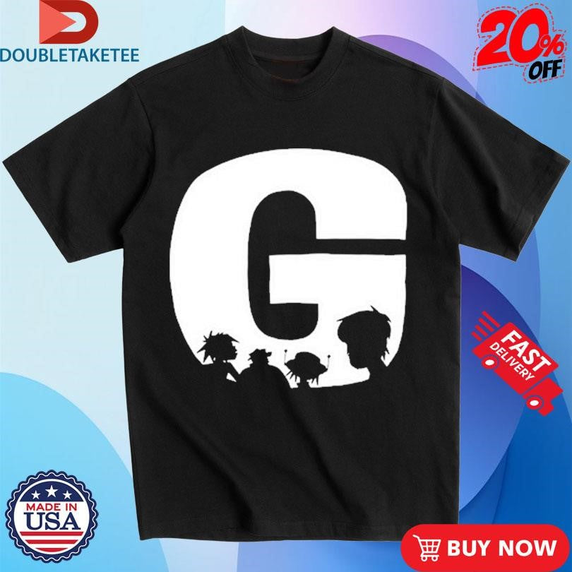 Official Gorillaz Big G Shirts