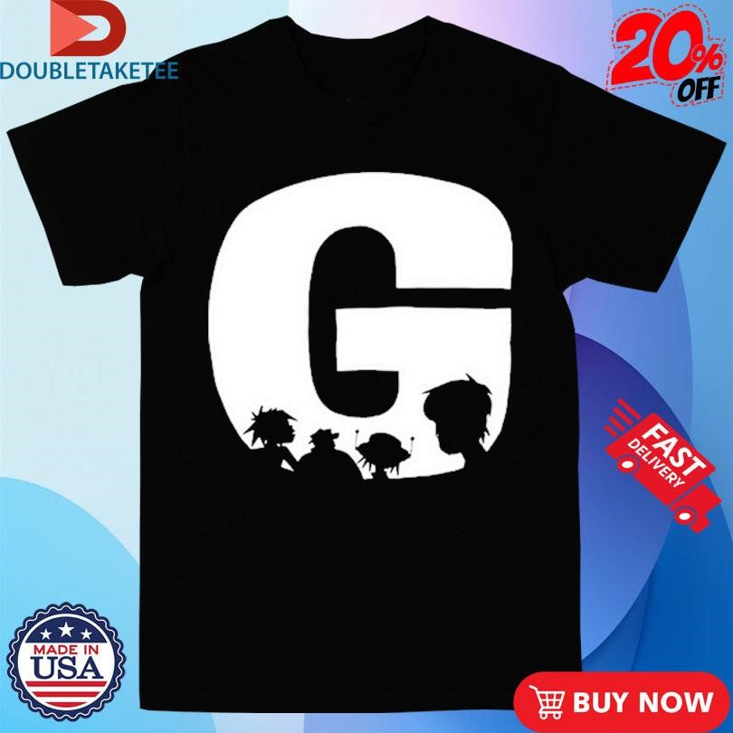 Official Gorillaz Big G Shirts