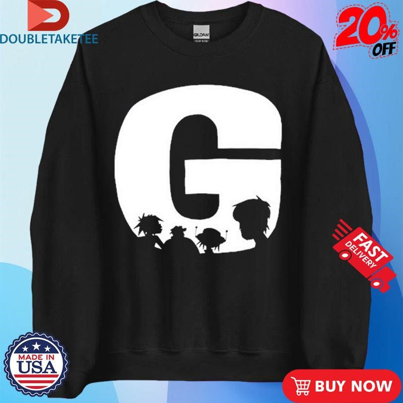 Official Gorillaz Big G Shirts