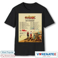 Official Gorillaz The Mountain Tour 2026 US And Canada Poster T-shirt
