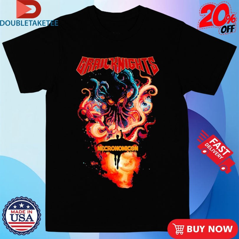 Official Grailknights Necronomicon Octopus Shirts
