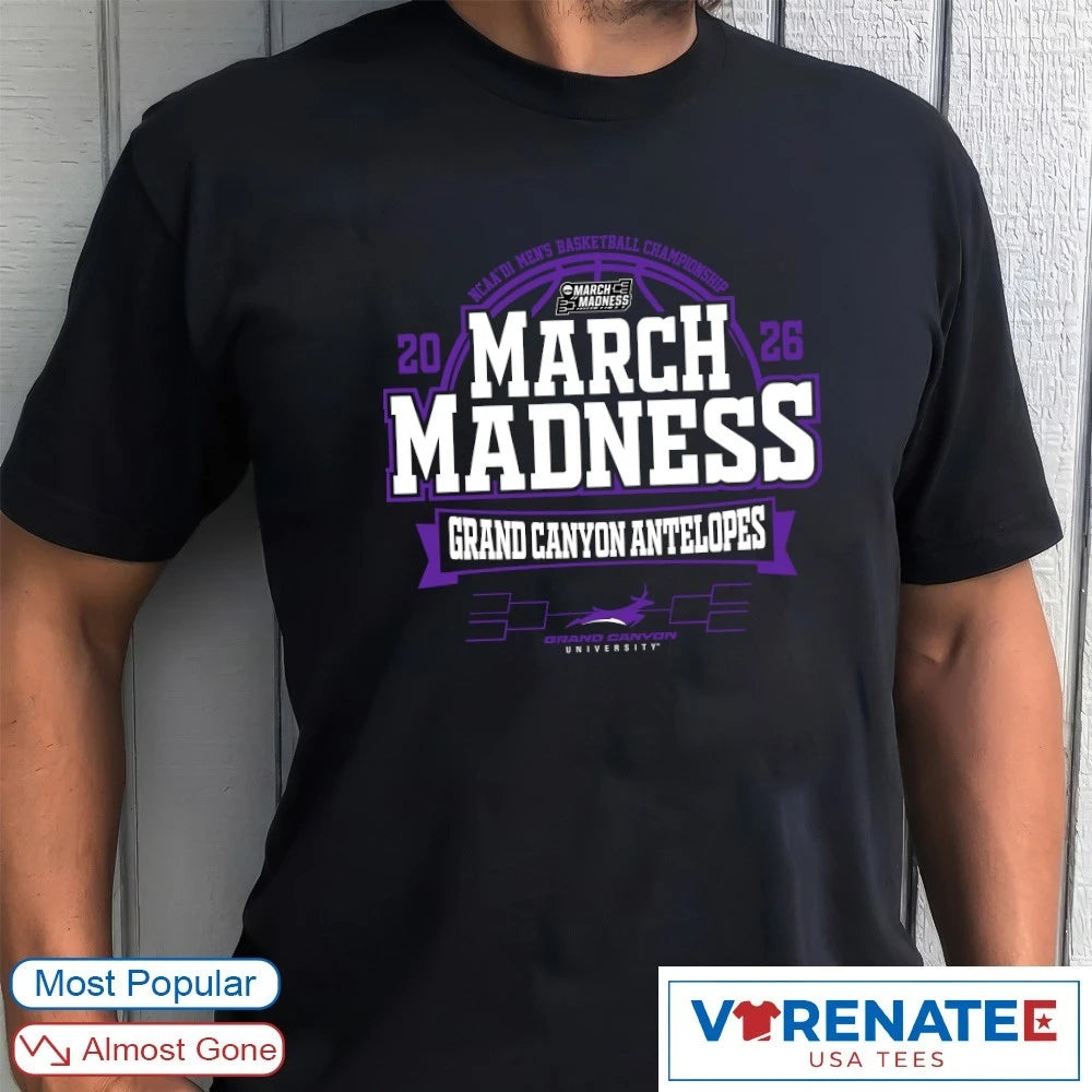 Official Grand Canyon Antelopes 2026 NCAA DI Men’s Basketball Championship March Madness T-Shirt