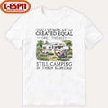 Official Grandma All Women Are Created Equal Only The Best Still Camping In Their Eighties Shirt