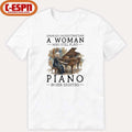 Official Grandma Never Underestimate Old Woman Who Still Plays Piano In Her Eighties Shirt