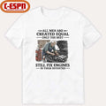Official Grandpa All Men Are Created Equal Only The Best Still Fix Engines In Their Seventies Shirt