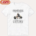 Official Grandpa All Men Are Created Equal Only The Best Still Go Lifting In Their 70s Shirt