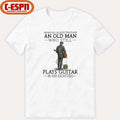 Official Grandpa Never Underestimate An Old MAn Who Still Plays guitar In His 80s Shirt