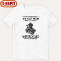 Official Grandpa Never Underestimate An Old Man Who Still Rides Motorcycles In His Seventies Shirt
