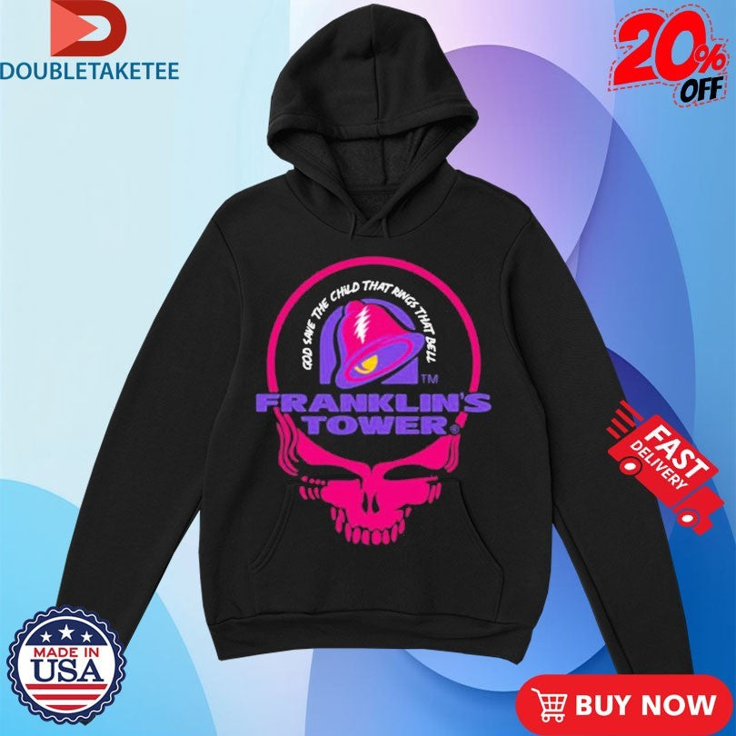 Official Grateful Dead Franklin’s Tower God Save The Child That Rings That Bell Shirts