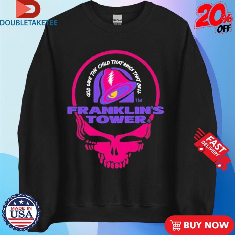 Official Grateful Dead Franklin’s Tower God Save The Child That Rings That Bell Shirts