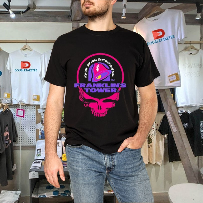 Official Grateful Dead Franklin’s Tower God Save The Child That Rings That Bell Shirts