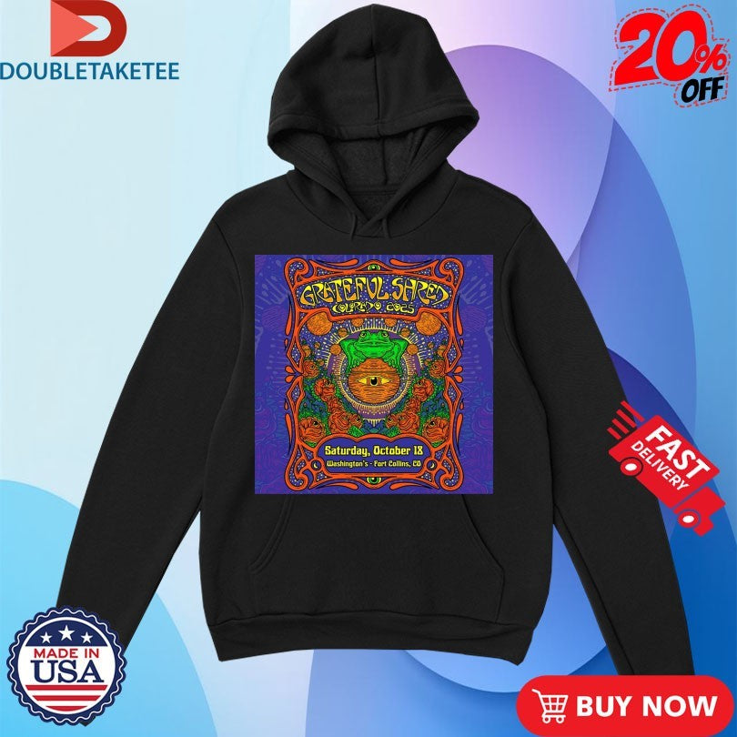 Official Grateful Shred Oct 18 2025 Washington’s Fort Collins CO Shirts