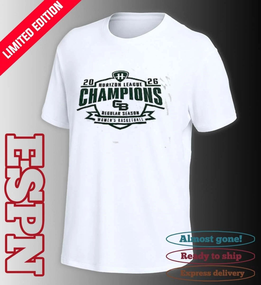 Official Green Bay Phoenix 2026 Horizon League Women’s Basketball Regular Season Champions T-Shirt