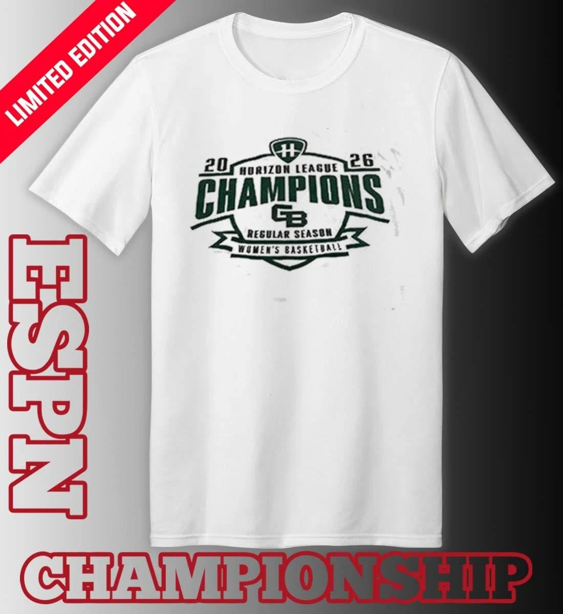Official Green Bay Phoenix 2026 Horizon League Women’s Basketball Regular Season Champions T-Shirt