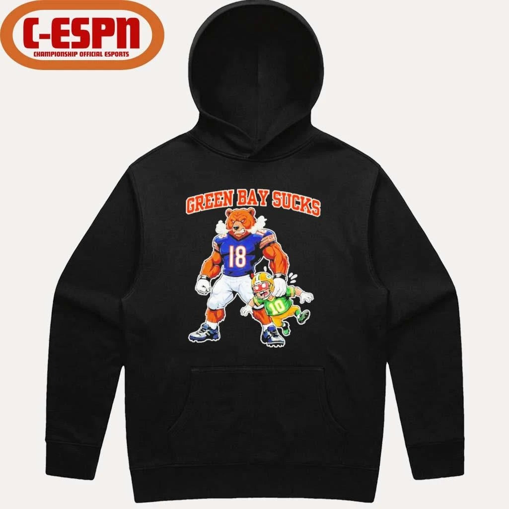 Official Green Bay Sucks Bear Down 4th Quarter Comeback King Shirt