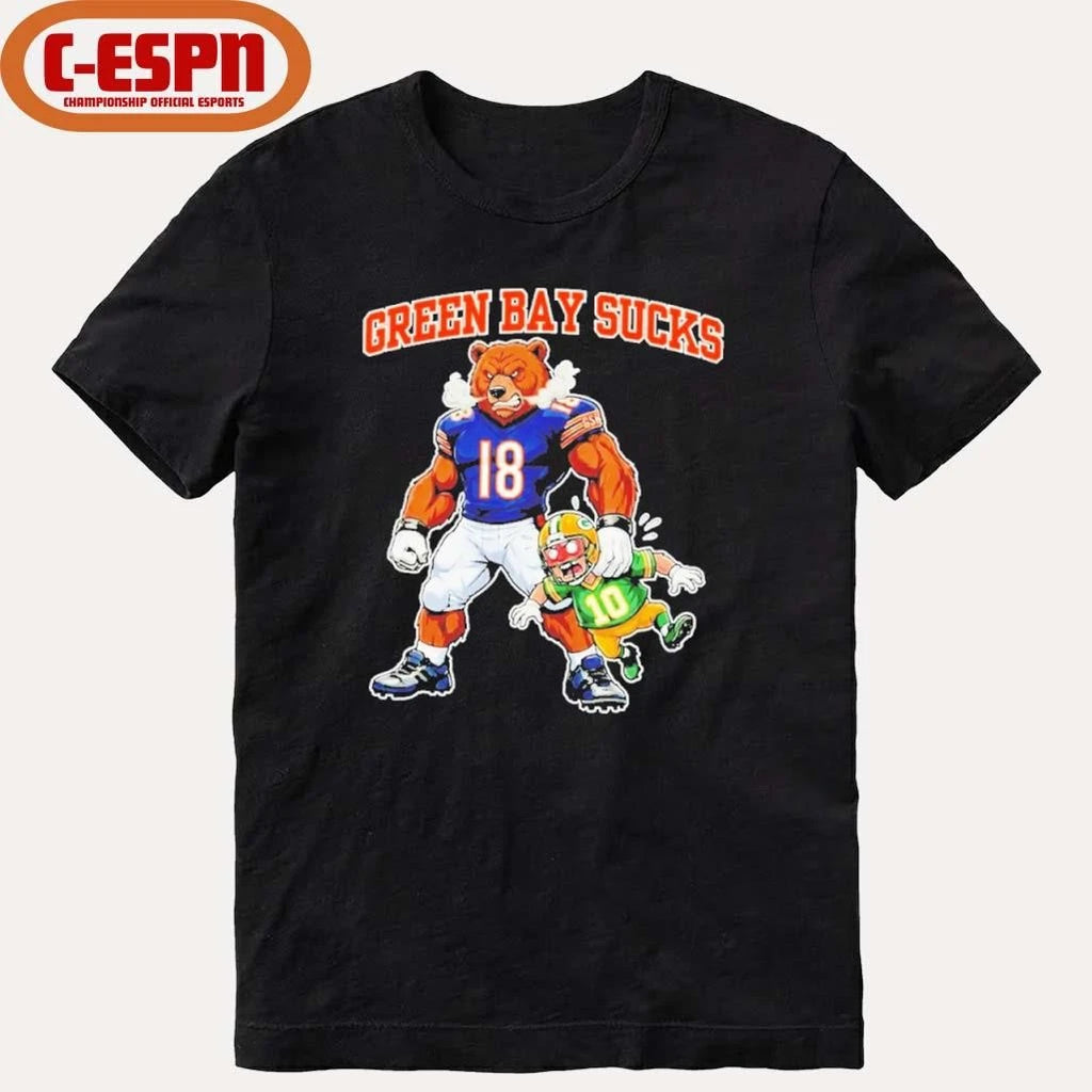 Official Green Bay Sucks Bear Down 4th Quarter Comeback King Shirt