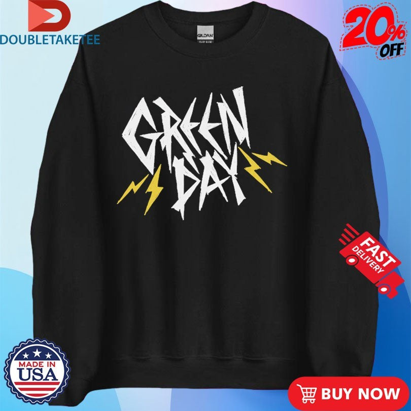 Official Green Day Bolt Logo Shirts