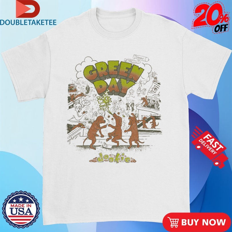 Official Green Day Dookie Dog Dance Shirts