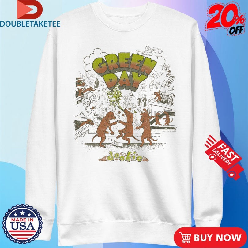 Official Green Day Dookie Dog Dance Shirts