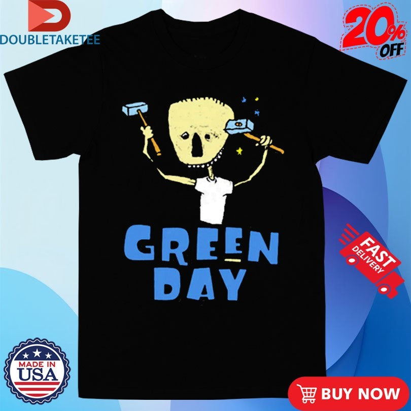 Official Green Day Nimrod Hammer Shirts