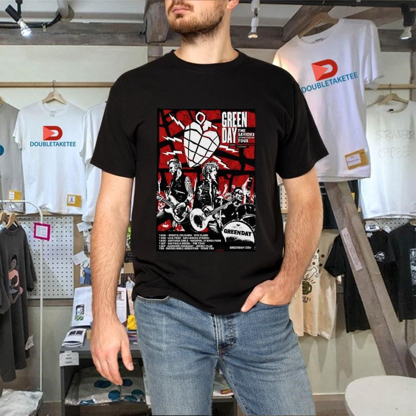 Official Green Day The Saviors Latin American Tour 2025 Dates Shows Shirts
