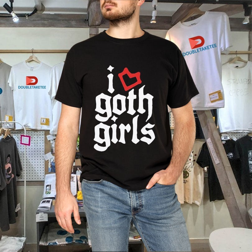 Official Groovy Society I Heart Goth Girls Shirts