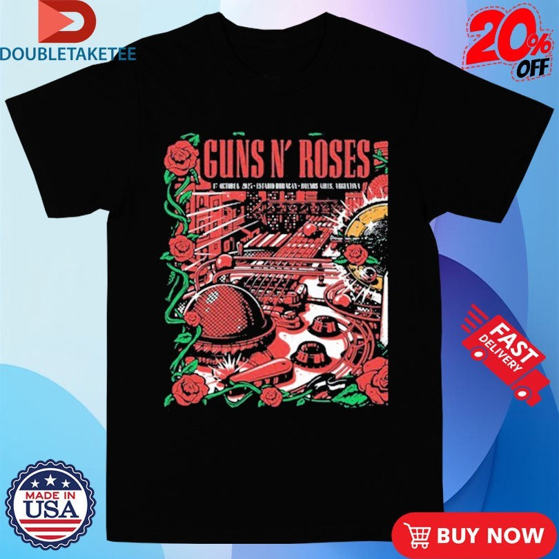 Official Guns N’ Roses Buenos Aires Oct 17 2025 Shirts