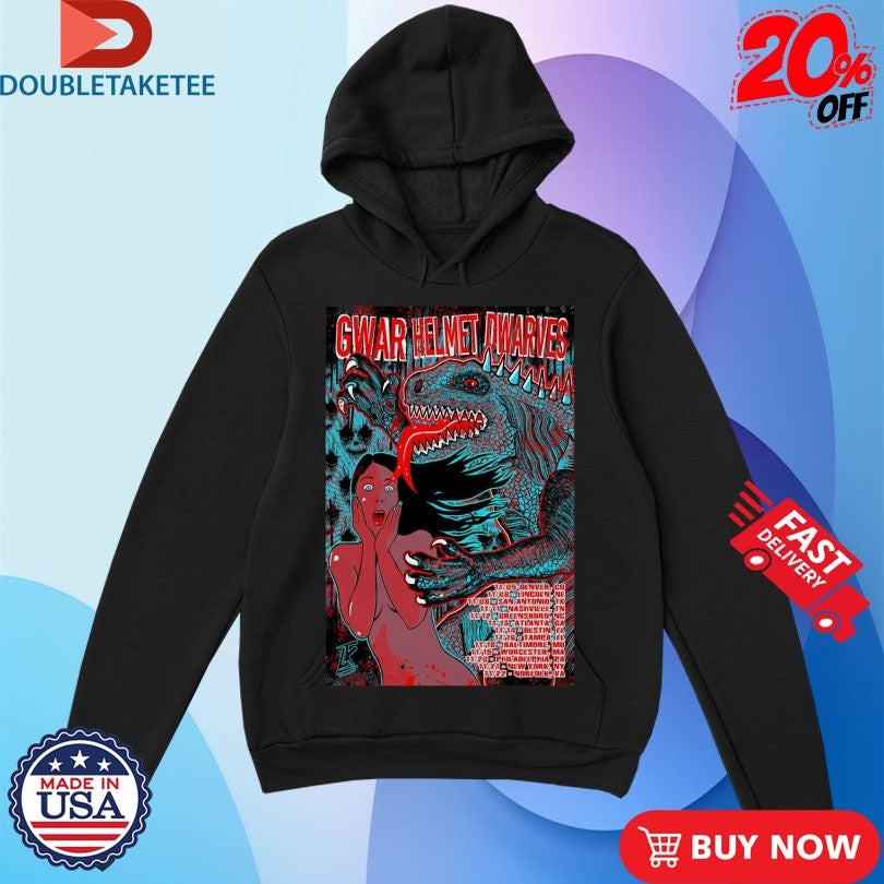 Official Gwar, Helmet And Dwarves Tour November 2025 Shirts