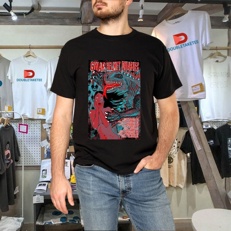 Official Gwar, Helmet And Dwarves Tour November 2025 Shirts